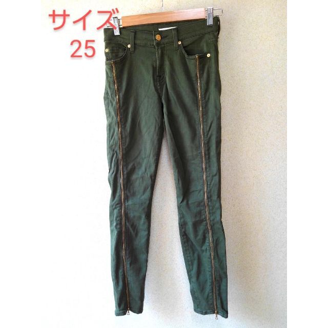 Seven for all mankind(セブンフォオールマンカインド)の389y【春秋に最適】 セブンフォオールマンカインド 古着 デニム ジーンズ レディースのパンツ(デニム/ジーンズ)の商品写真