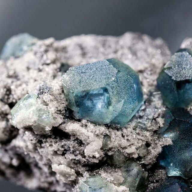 中国 福建省 ブルーフローライト EC-592 天然石 原石 鉱物 鉱石 蛍石