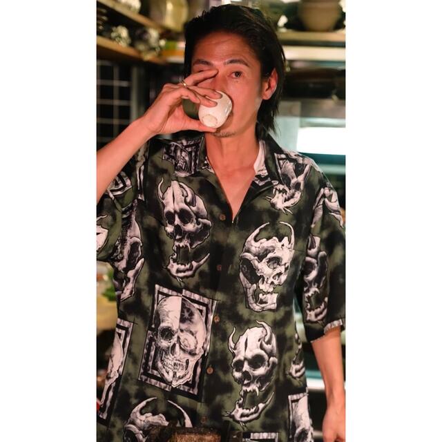 フラワープリント wackomaria×56tattoコラボシャツ | www.mosquitec.com.br