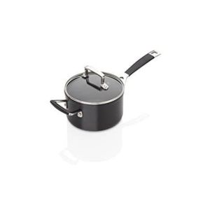 ルクルーゼ(LE CREUSET)のル・クルーゼ TNS ソースパン 16cm シリコンハンドル ガラス蓋付(鍋/フライパン)