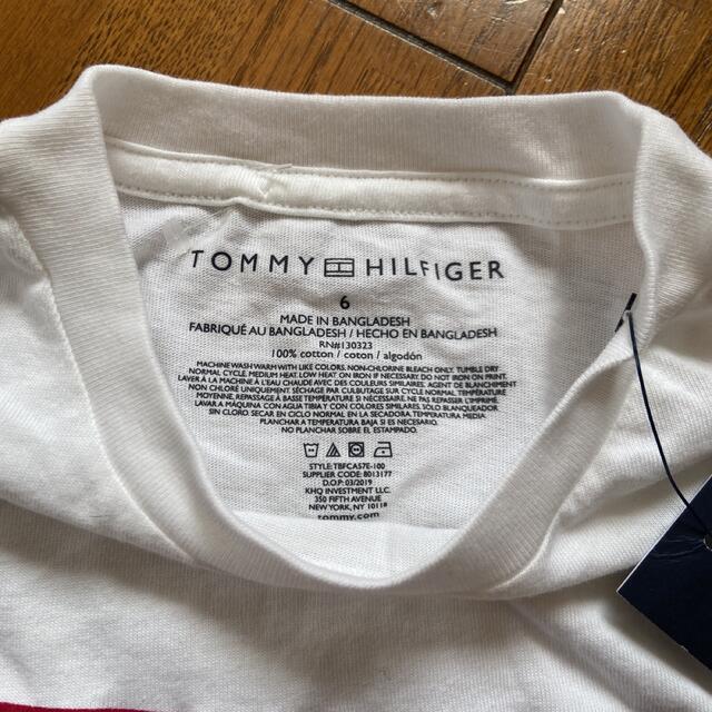 TOMMY HILFIGER(トミーヒルフィガー)の新品！Tommy☆キッズTシャツ・114〜119cm キッズ/ベビー/マタニティのキッズ服男の子用(90cm~)(Tシャツ/カットソー)の商品写真
