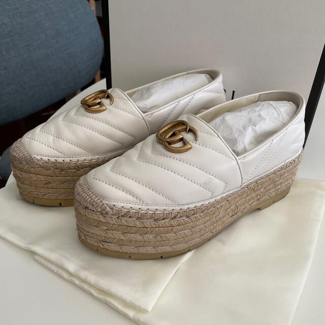 Gucci(グッチ)のGUCCI エスパドリーユ　24cm GGマーモント レディースの靴/シューズ(スリッポン/モカシン)の商品写真