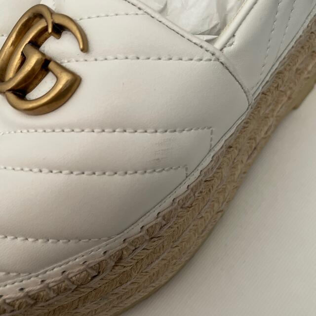 Gucci(グッチ)のGUCCI エスパドリーユ　24cm GGマーモント レディースの靴/シューズ(スリッポン/モカシン)の商品写真