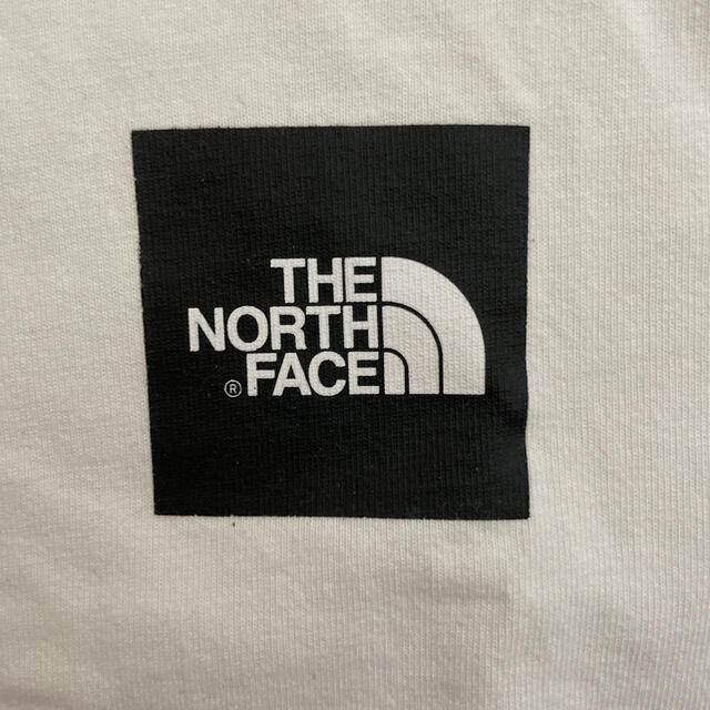 THE NORTH FACE(ザノースフェイス)のノースフェイス Tシャツ 厚手 白✕黒 L  The Noth Face メンズのトップス(Tシャツ/カットソー(半袖/袖なし))の商品写真