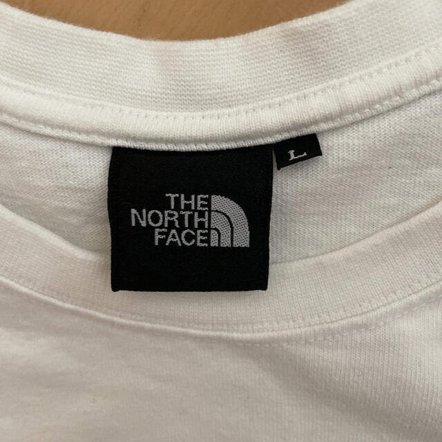 THE NORTH FACE(ザノースフェイス)のノースフェイス Tシャツ 厚手 白✕黒 L  The Noth Face メンズのトップス(Tシャツ/カットソー(半袖/袖なし))の商品写真