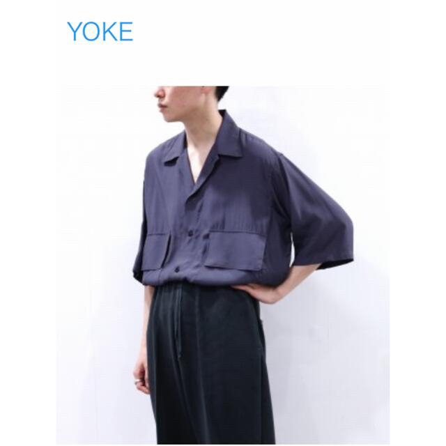 [定休日以外毎日出荷中] YOKE - 【新品！！】YOKE  HALF SLEEVES BIG FLAP SHIRT シャツ