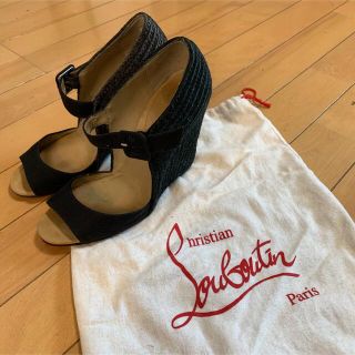 クリスチャンルブタン(Christian Louboutin)のChristian Louboutin ルブタンウェッジ スタッズ サンダル(サンダル)