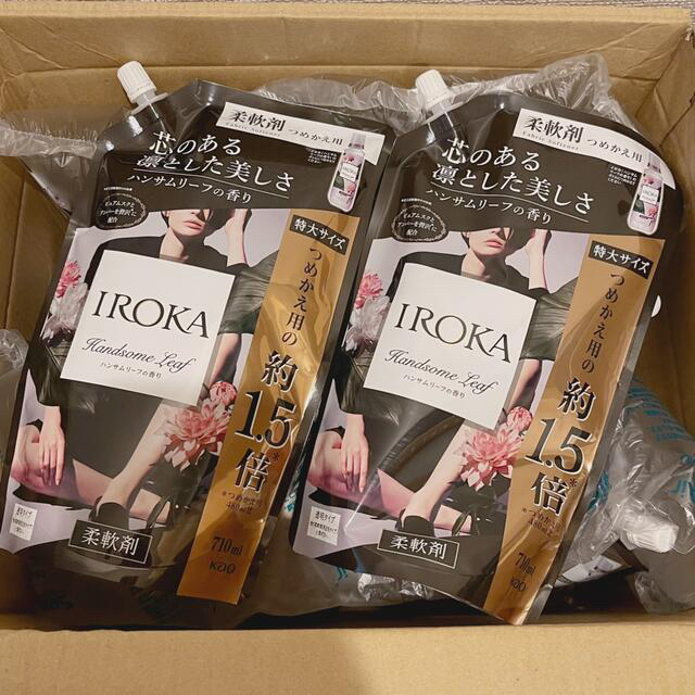 偉大な フレアフレグランス IROKA ハンサムリーフ 特大サイズ 710ml 20個 洗剤/柔軟剤