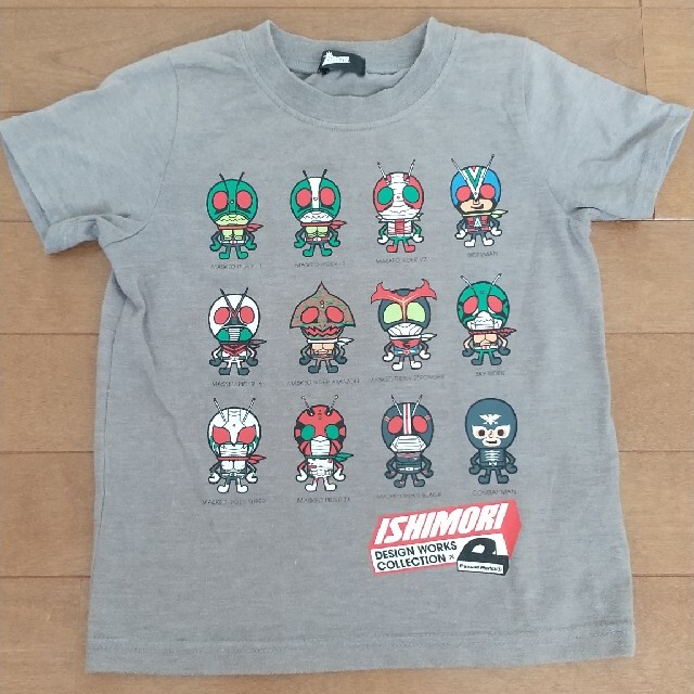 【最終値下げ】仮面ライダーTシャツ　2枚組　白　グレー　Size110