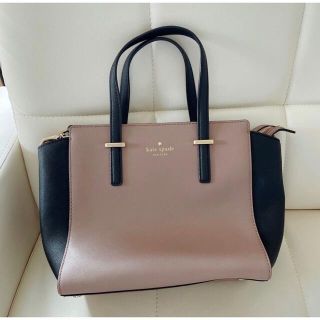 ケイトスペードニューヨーク(kate spade new york)のケイトスペード　バイカラー　ハンドバッグ(ハンドバッグ)