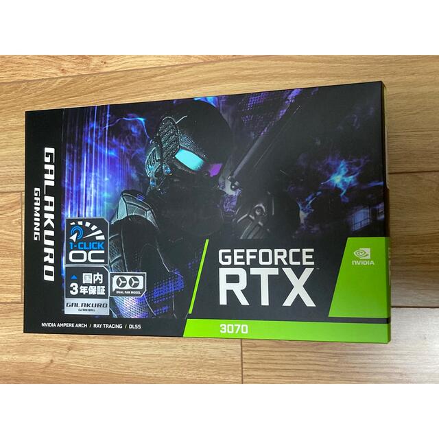 即発送可能】 GG-RTX3070-E8GB/OC/DF2 玄人志向 非LHR の通販 by のり