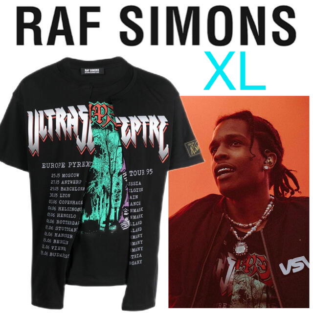 RAF SIMONS Small fit layered T-shirtTシャツ/カットソー(半袖/袖なし)