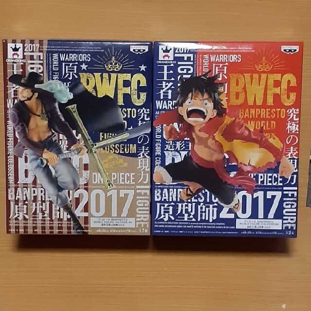 ワンピース  BWFC 造型王頂上決戦vol.3 ミホーク vol.4 ルフィ