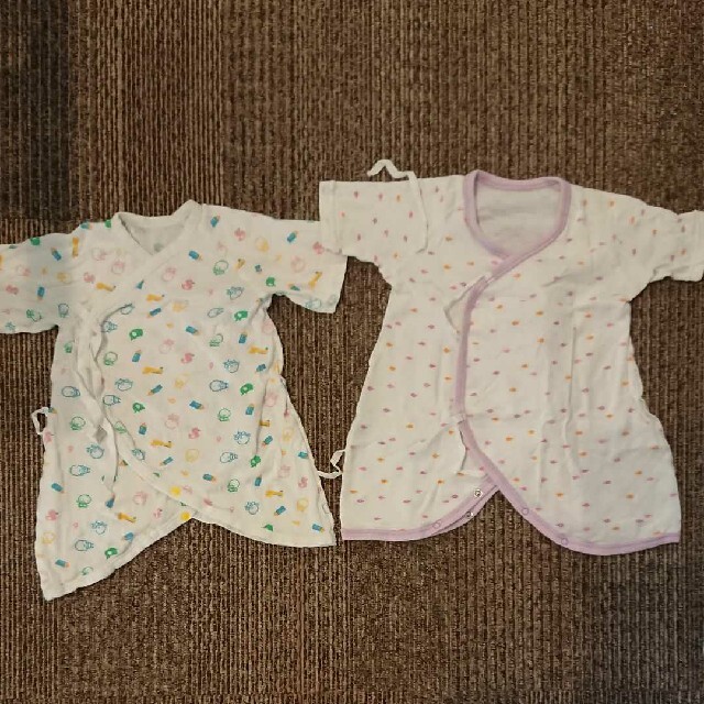 新生児 コンビ肌着 2枚セット キッズ/ベビー/マタニティのベビー服(~85cm)(肌着/下着)の商品写真