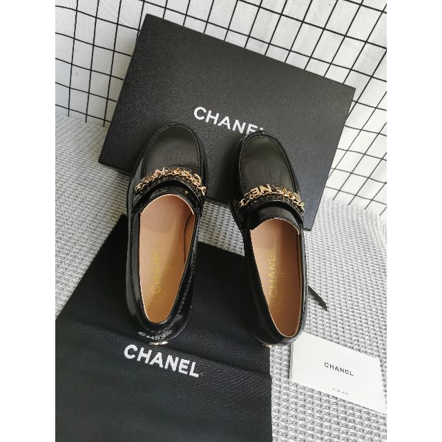 高級感】CHANEL - CHANEL シャネル ローファー 黒 37の通販 by あやな ...