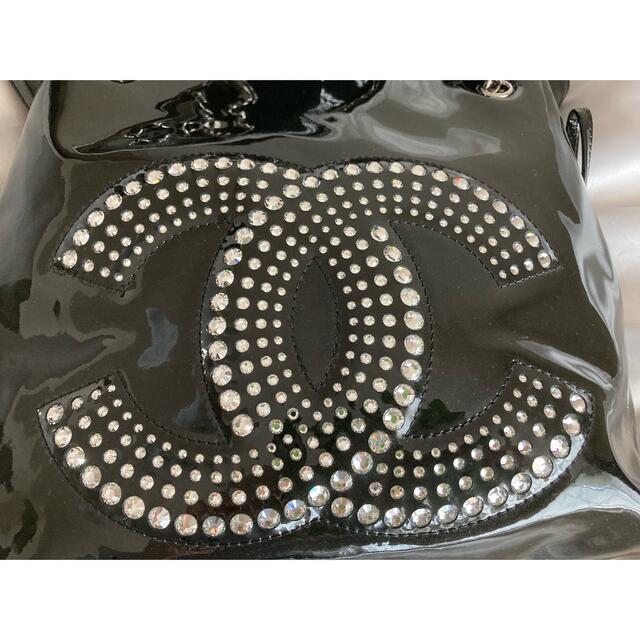 CHANEL(シャネル)の極美品♡シャネル　CHANEL ラインストーン デカココ チェーンバッグ レディースのバッグ(ショルダーバッグ)の商品写真