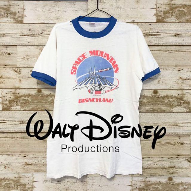 激レア◆70s Disney SPACE MOUNTAIN Tシャツ USA製