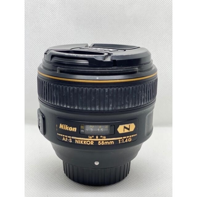 美品 Nikon AF-S NIKKOR 58mm F1.4G - レンズ(単焦点)