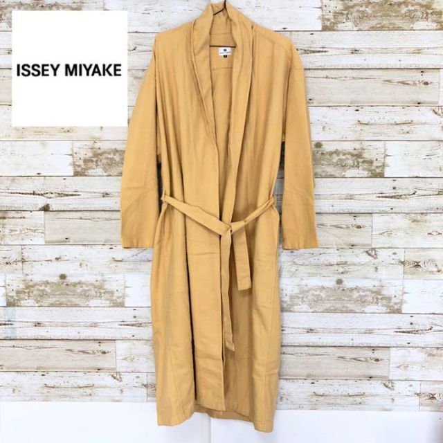 希少◆ISSEY MIYAKE イッセイミヤケ ロングコート　ガウン　トレンチ