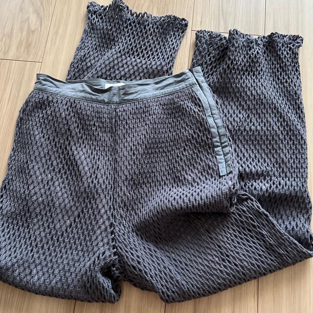 room306 Mesh Design Straight Pants