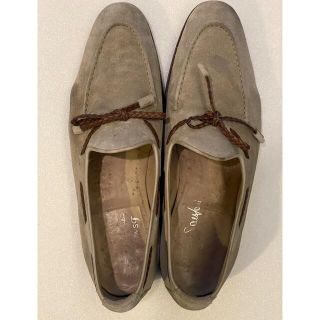 Santoni - サントーニ BEAMS 別注 ローファー スリッポン リボン の