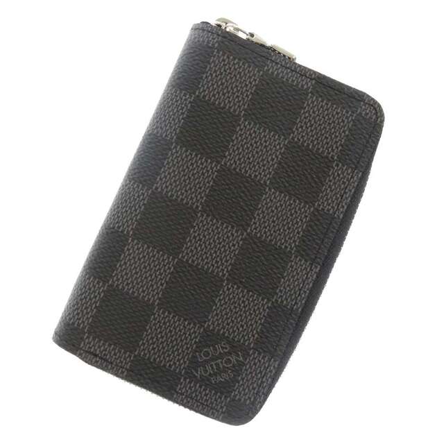 LOUIS VUITTON - ルイヴィトン コインケース ダミエ・グラフィット ジッピーコインパース N63076 メンズ 黒
