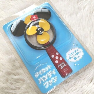 ディズニー(Disney)のミニーマウス　ハンディファン　携帯扇風機　おでかけ　涼感　熱中症　ディズニー(キャラクターグッズ)