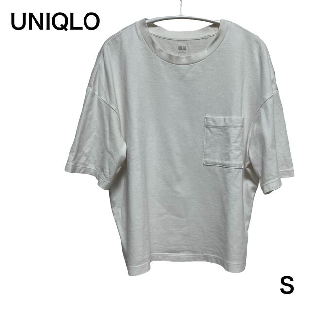 UNIQLO(ユニクロ)のUNIQLO クルーネッククロップドT メンズのトップス(Tシャツ/カットソー(半袖/袖なし))の商品写真