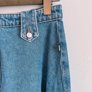 MSGM - MSGMデニムロングスカート フレアスカート 美品 エムエス
