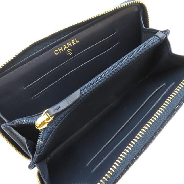 在庫限り CHANEL ドーヴィル ラウンドファスナー 長財布 nuseluj.com