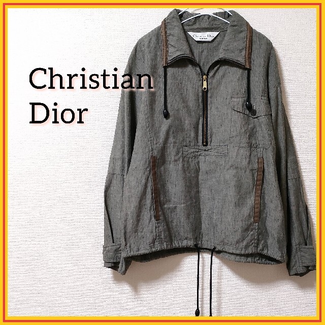 ◆Christian Dior◆トップス◆ブラウン◆ジップアップパーカー◆