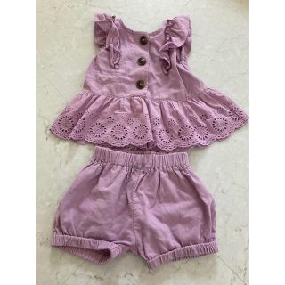 ザラキッズ(ZARA KIDS)のフリルセットアップ 90(ワンピース)