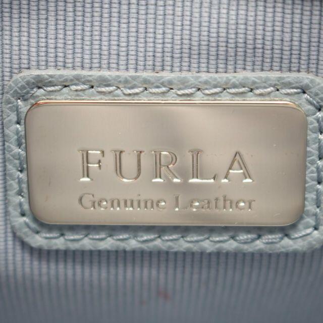 Furla(フルラ)のフルラ メトロポリス ミニ チェーンショルダーバッグ レザー ブルーグレー レディースのバッグ(ショルダーバッグ)の商品写真