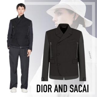 ディオールオム(DIOR HOMME)の激レア Dior sacai コラボ テーラードジャケット(テーラードジャケット)