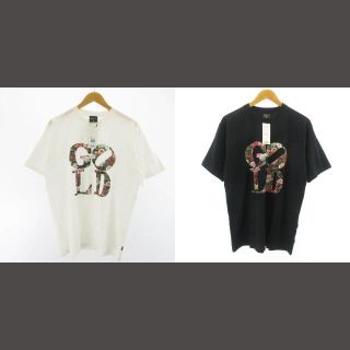 トゥエンティーフォーカラッツ(24karats)の24karats タグ付き Tシャツ 2枚セット ホワイト ブラック L(Tシャツ/カットソー(半袖/袖なし))