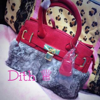 ディス(Dith)のDith❤︎ラビットファーbag(ハンドバッグ)