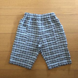 ハッカキッズ(hakka kids)のハッカキッズ　サッカーチェックストレートハーフパンツ　140㎝(パンツ/スパッツ)