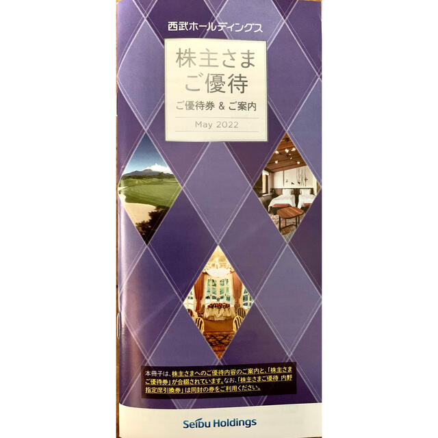 西武百貨店(セイブヒャッカテン)の西武ホールディングス　株主優待券1冊　未使用 チケットの優待券/割引券(その他)の商品写真