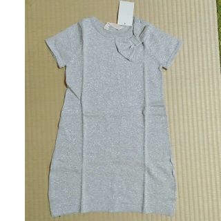 エイチアンドエム(H&M)の【新品】ニットワンピース　キッズ　110(ワンピース)