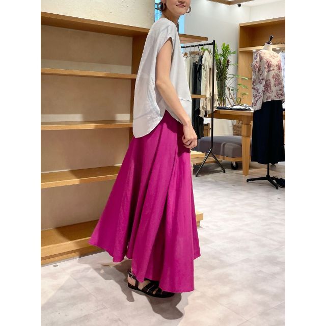 BEARDSLEY - 今季完売 ビアズリー BEARDSLEY 新品 麻レーヨンロング