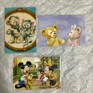 ディズニー(Disney)のディズニー ポストカード 3枚セット(使用済み切手/官製はがき)