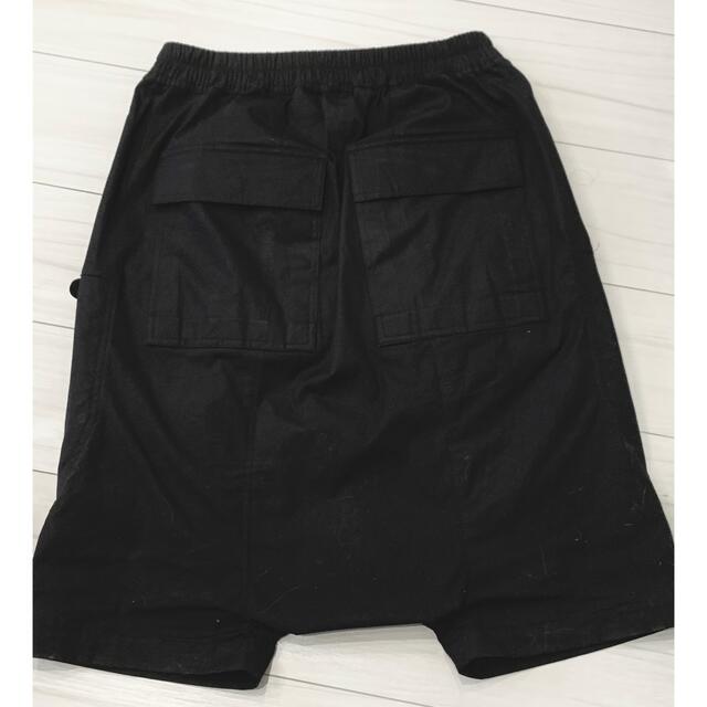 RICK OWENS BAUHAUS POD SHORT BLACK 48 RICK OWENS BAUHAUS POD SHORT BLACK 48
