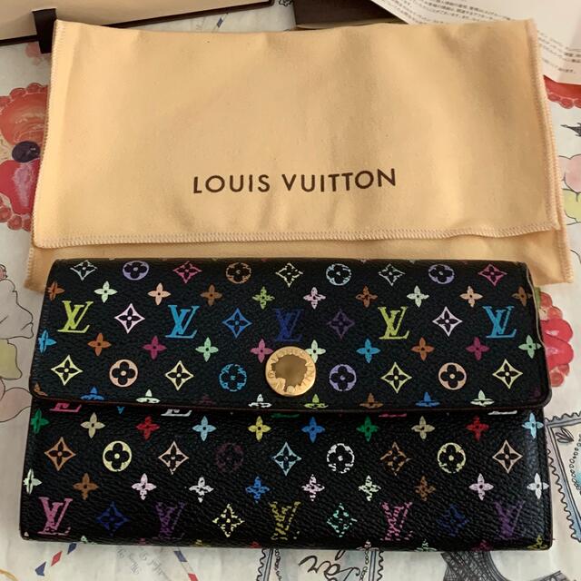 LOUIS VUITTON(ルイヴィトン)のルイヴィトン　マルチカラー　ブラック　長財布 メンズのファッション小物(長財布)の商品写真