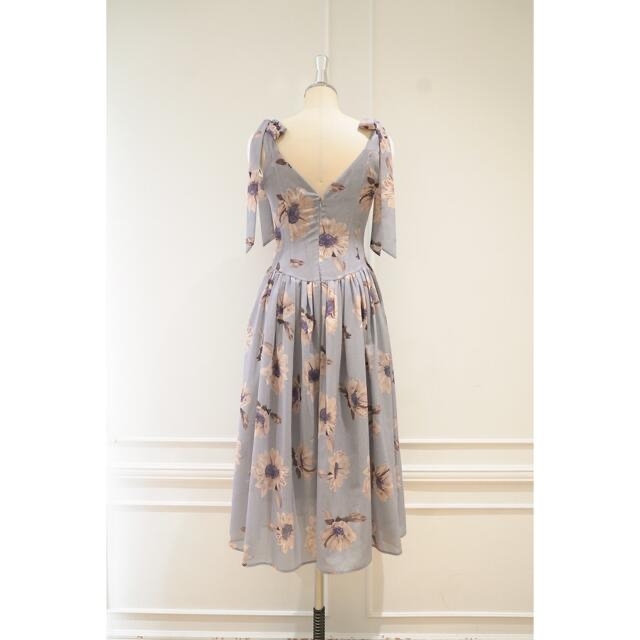 新品 herlipto Sunflower-printed Midi Dress | libbybellart.com