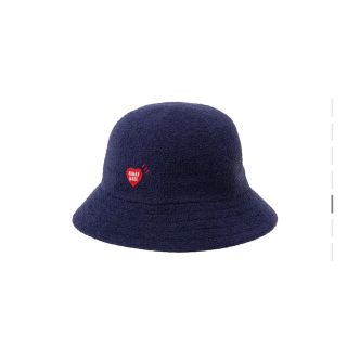 ヒューマンメイド(HUMAN MADE)のHUMAN MADE KNIT ROUND BUCKET HAT NAVY L(ハット)