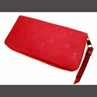 ヴィトン(LOUIS VUITTON) 革 財布(レディース)（レッド/赤色系）の通販 