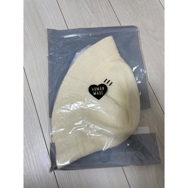 HUMAN MADE(ヒューマンメイド)のHUMAN MADE KNIT ROUND BUCKET HAT WHITE L メンズの帽子(ハット)の商品写真