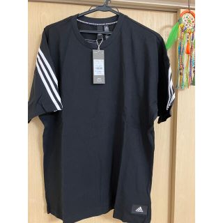 アディダス(adidas)の新品adidas3ストライプス半袖(メンズXO)(Tシャツ/カットソー(半袖/袖なし))