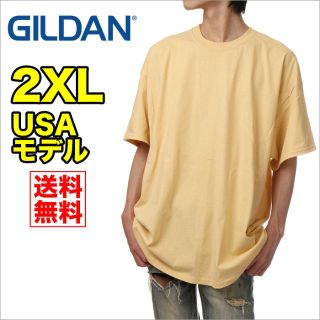 ギルタン(GILDAN)の【新品】ギルダン Tシャツ 2XL ベガスゴールド メンズ 半袖 無地(Tシャツ/カットソー(半袖/袖なし))