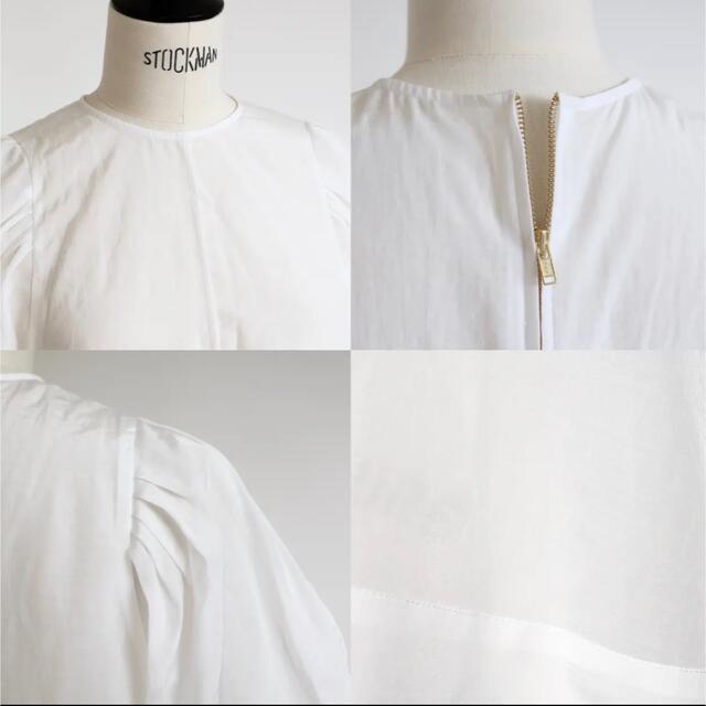 ☆新品☆gypsohila   Sheer Puff Tops  ホワイト レディースのトップス(シャツ/ブラウス(半袖/袖なし))の商品写真